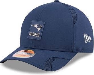 New Era Mens NFL 2025 Sideline M-Crown 9FORTY Adjustable Hat, New England Patriots, Navy, One size