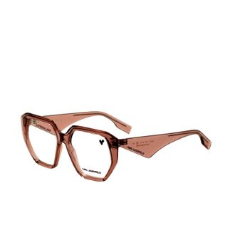Karl Lagerfeld Womens 54mm Crystal Beige Eyeglasses KL6213-610-54