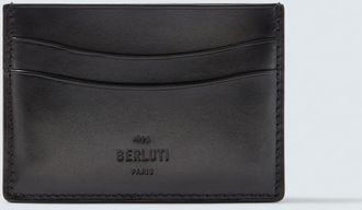 Berluti Bambou leather card holder