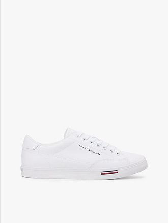 Tommy Hilfiger Signature Midsole Lace-Up Trainers With Leather