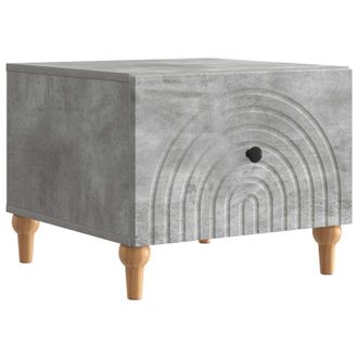 vidaXL Mesa De Caf&eacute; Gris Hormig&oacute;n 49 X 50 X 40 Cm Madera De Ingenier&iacute;a Vidaxl