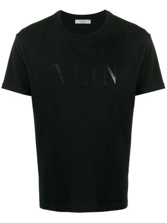 Valentino Garavani T-shirt VLTN con stampa - Nero