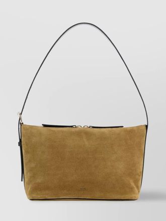 A.P.C. vera shoulder bag in suede