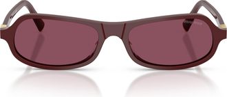 Miu Miu 0mu B10su Rectangular Acetate Sunglasses