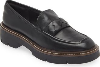Nordstrom Torie Platform Loafer in Black at Nordstrom, Size 8