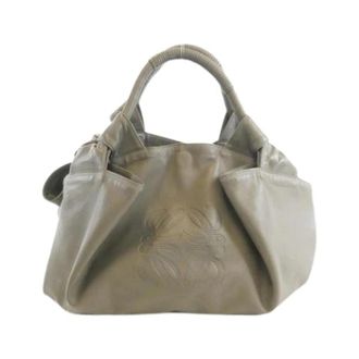 Loewe Pre-owned Tote Bag - Dames - Vintage Shopper - Grijs - ONE Size - Leer - Vintage