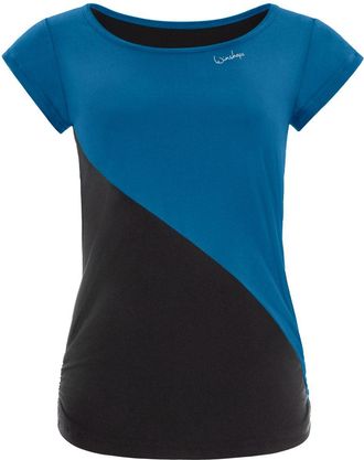Winshape Sporttop WINSHAPE AET109LS, Damen, Gr. XXL, gr&uuml;n (teal gr&uuml;n, schwarz), 85% Polyester, 15% Elasthan, Rundhals, Tops Sporttop, Functional Soft and Light