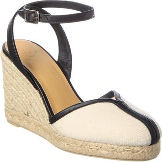 Castaner Castaer Cecilia Canvas & Leather Espadrille