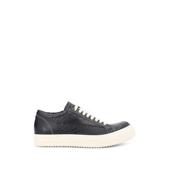 Rick Owens Lace-up Python-leather Sneakers