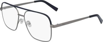 Ferragamo Stijlvolle Bril in Blauwe Kleur - Heren - Brillen - Grijs - 58 MM - Accessoires