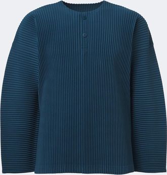 Homme Pliss&eacute; Issey Miyake Homme Pliss&eacute; Issey Miyake Camiseta con botones Monthly Colors: September