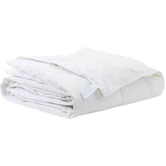 vidaXL Colchas y Duvets Blanco 200 x 200 cm Plumas Vidaxl