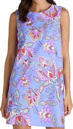 Jude Connally Yolanda Dress In Floral Bluebell Gold