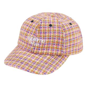 SUPREME FW25 Harris Tweed 6-Panel Yellow FW25H118-YELLOW