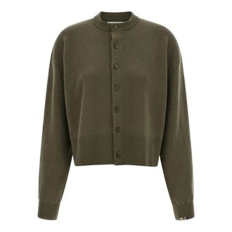 Extreme Cashmere Truien & Vesten, Dames, Groen, ONE Size, Wol, N&deg;170 Chou Cardigan