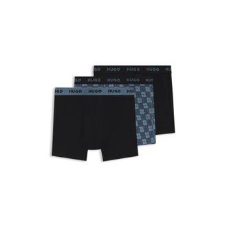 HUGO BOSS Three-pack of boxer briefs in stretch cotton