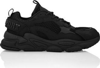 Plein Sport Runner Sneaker Track King Unisex in Black/black at Nordstrom, Size 47
