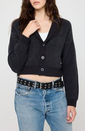 Spiritual Gangster Spirit Eye Royce Crop Cardigan in Black at Nordstrom Rack, Size X-Large