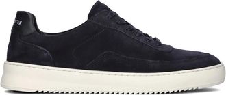 Filling Pieces Low Top Suede Sneakers - Heren - Sneakers - Blauw - 43 EU - Su&egrave;de - Schoenen