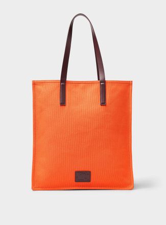 Paul Smith Pure cotton canvas accordion tote bag