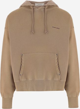 Golden Goose Felpa con cappuccio in cotone Golden Goose