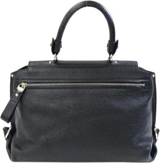 Ferragamo Pre-owned Handbags, female, Black, Size: ONE SIZE Pre-owned Leather handbags