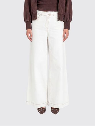 Twin-Set Jeans wide-leg in denim stretch