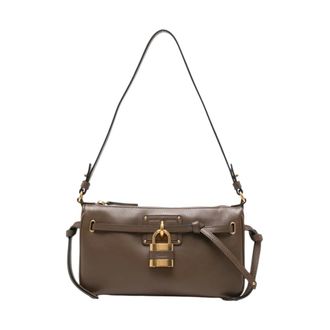 Chlo&eacute; Paddington Sling - Dames - Tassen - Bruin - Maat: ONE Size Leer