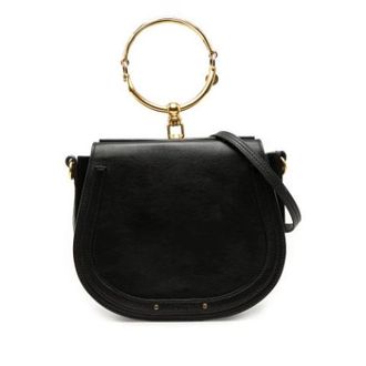 Chlo&eacute; Pre-owned Nile Bracelet Satchel - Dames - Vintage Handtas - Zwart - ONE Size - Leer - Vintage