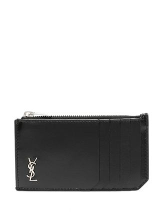 Saint Laurent Monogram Plaque Cardholder