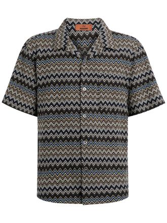 Missoni zigzag bowling shirt - men - Cotton - 52 - Multicolour