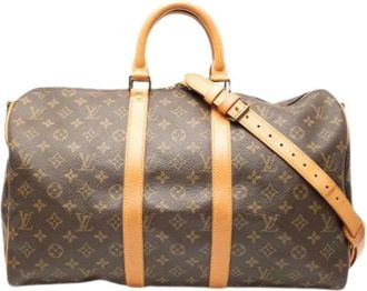 Louis Vuitton Pre-owned Weekend Bags, female, Brown, Size: ONE SIZE Pre-owned Weekend Bag
