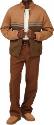 UGG Tasman Track Jacket In Chestnut