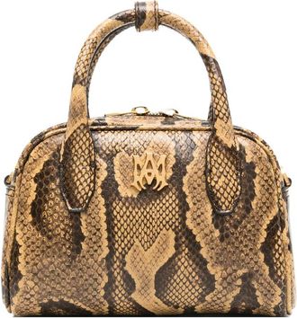 Amiri Micro MA Snake-effect Logo-plaque Mini Bag