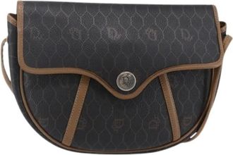 Dior Pre-owned Cross Body Bags, female, Black, Size: ONE SIZE Pre-owned Vintage Plastic Shoulder Bag