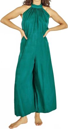 Traffic People Twiggy Wide Leg Jumpsuit In Blue Circle Of Trust