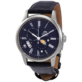 Orient Sun and Moon Automatic Blue Dial Mens Watch RA-AK0011D10B