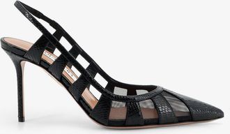 Aquazzura Decollet&egrave; in pelle con inserti in mesh - AQUAZZURA - gender_Woman