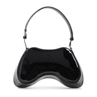 Diesel Shoulder Bags, female, Black, Size: ONE SIZE Play Shoulder Bag
