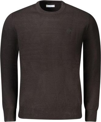North Sails Black Acrylic Mens Mens Sweater