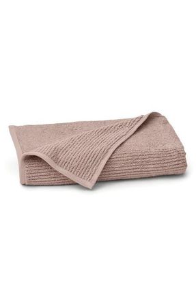 Boll & Branch Ribbed Organic Cotton Bath Towel in Dusty Rose at Nordstrom