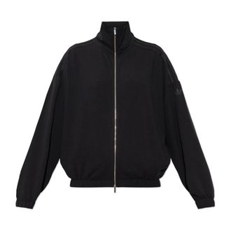 adidas Sweatshirt met opstaande kraag - Dames - Vesten met rits - Zwart - XS - Satijn - Hoodies & sweatvesten