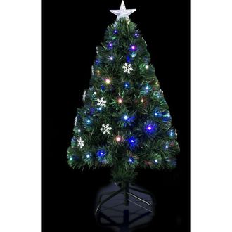 OEM &Aacute;rbol De Navidad De Fibra &Oacute;ptica Vilnius 118 Led De 120 Cm De Altura - Feeric Lights & Christmas