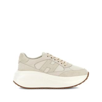 Hogan H696 Sneakers - Dames - Sneakers - Beige - 37 EU - Leer - Schoenen