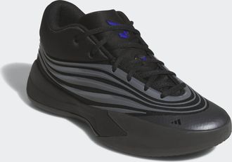 adidas Basketballschuh ADIDAS PERFORMANCE DAME X, Gr. 42,5, schwarz (core schwarz, iron metallic, lucid blau), Synthetik, Textil, Schuhe Basketballschuh, Sig