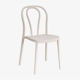 Sklum Sklum - Set di 4 sedie da pranzo impilabili in polipropilene Mizzi