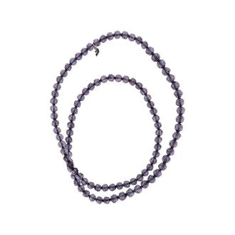 Emporio Armani Multifaceted beads long necklace Woman One Size
