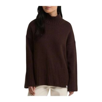 Barbour Maglione May con collo a imbuto - - Knitwear - Donna - Marrone - S