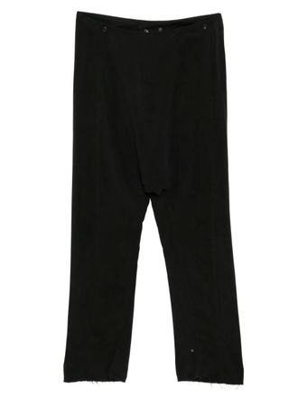 Ma+ waist buttoned trousers - Black