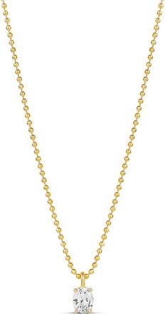 SHYMI Cubic Zirconia Pendant Necklace in Gold at Nordstrom, Size 16